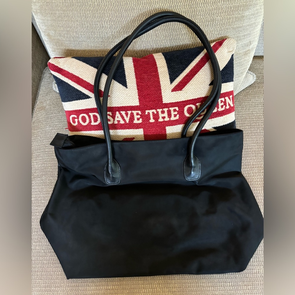 Black Nylon Shoulder Bag